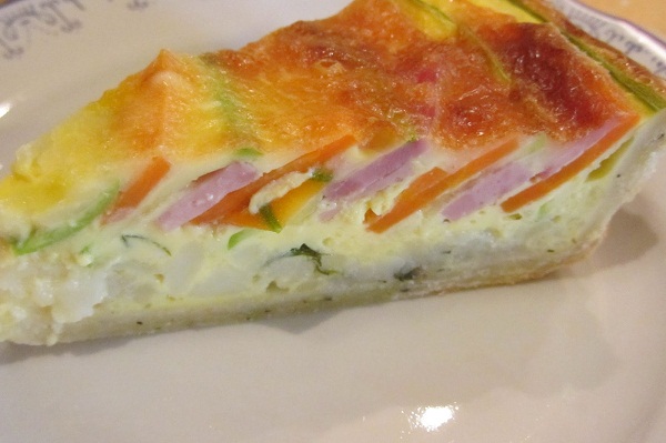 Киш с моркови, тиквички и картофи — стъпка 5