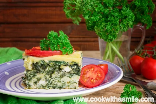 Лапад с яйца и сирене на фурна