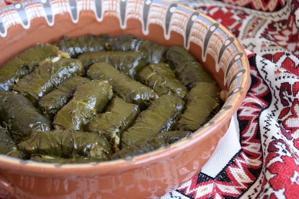 Постни сарми с лапад — стъпка 4