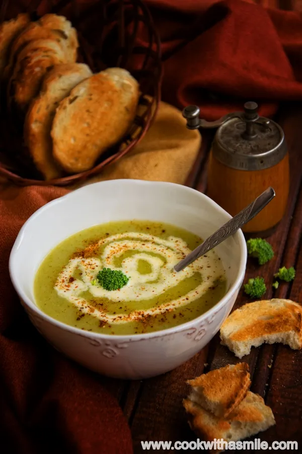 Крем супа от броколи и картофи