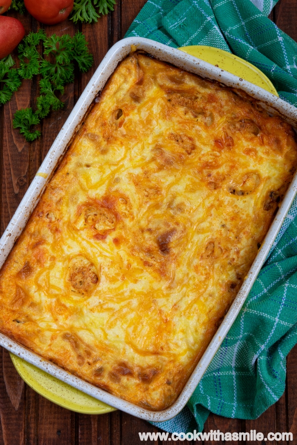 рецепта за мусака с тиквички и кайма